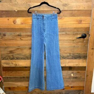 XS Cleobella Lachlan Pintuck Denim Pant, NWT